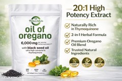 3 Pack Oil of Oregano 6000mg Black Seed Oil 900 Softgels Immune Digestive Carvac