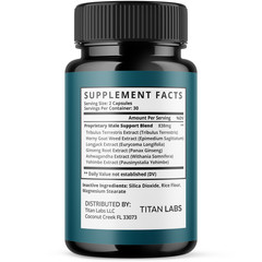 (5 Pack) Tstrive Advanced Male Support Performance Supplement 300 Capsules
