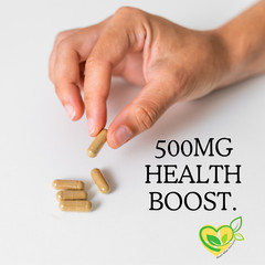 Hawthorn Berry Capsules 500mg | 60 CT | Vegan | Heart Health & Circulation Aid