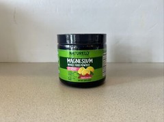 NATURELO Magnesium Whole Food Powder Raspberry Lemon 40 Servings 09/24