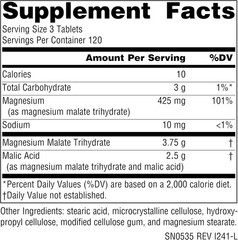 Source Naturals Magnesium Malate 3750 mg per Serving – 360 Count (Pack of 1)