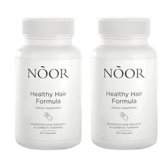 2-Pack NOOR Healthy Hair Formula – NOOR Hair Growth Support Capsules – 120 Caps