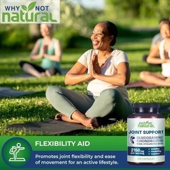 Joint Support Complex 2150mg – Glucosamine, Chondroitin,MSM for Knee&Hip Comfort
