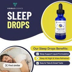 Visible Science Sleep Drops for Restful Sleep Support Magnesium & Valerian Root