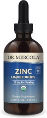 Dr. Mercola Organic Zinc Liquid Drops, 15 mg per 3.88 Fl Oz (Pack of 1)