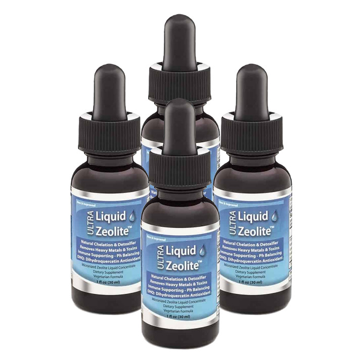 Liquified Zeolite Liquid Natural Detox Extra Strength 3pk + 1 FREE exp 10/27