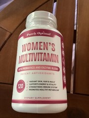 Purely Optimal Women’s Multivitamin Supplement With Probiotics 120 Capsules New