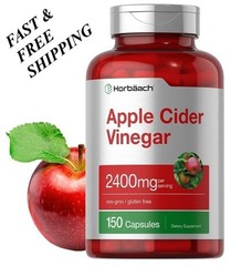 LUXRY Apple Cider Vinegar Capsules | 2400mg | 150 Count | Non-GMO | by Horbaach