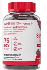 WHOLESALE (6) SuperBeets Heart Gummies, 150ct, Strawberry Blood Pressure Support