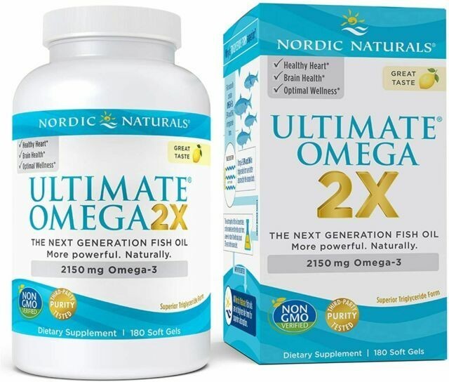 Nordic Naturals Omega-3 Softgel Capsule – 180 Count