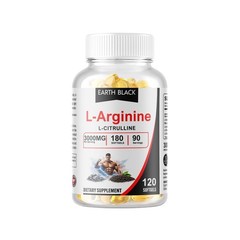 240 Softgels L-Arginine L-Citrulline Nitric Oxide Booster 3000mg, 180 Servings