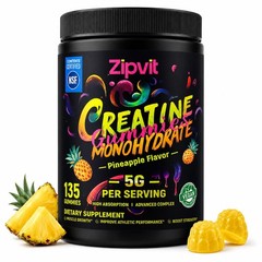 Zipvit Creatine Monohydrate Gummies Nsf Certified Creatine Gummy 5G Dose For