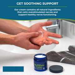 Basic Vigor Migrastil Neuropathy Relief Cream Strength to Support Feet Legs MOD