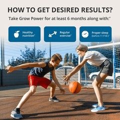 Grow Power – Support Healthy Growth, Bone Strength and Immunity for Age 10+