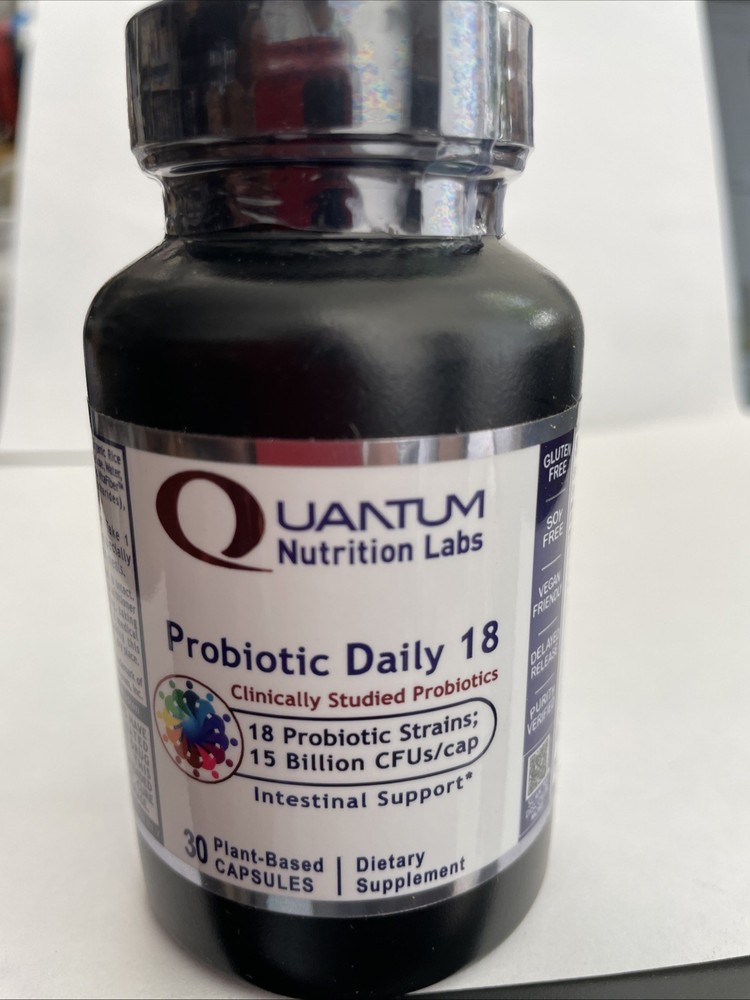 Quantum Nutrition Labs Probiotic Daily 18 – Probiotics for Digestive Health, New