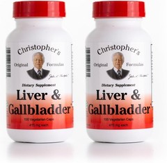 Christopher’s Original Formulas Liver & Gallbladder Formula – Pack of 2..