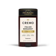 Cremo Italian Bergamot Aluminum Free 2.65 Ounce (Pack of 1), No Color