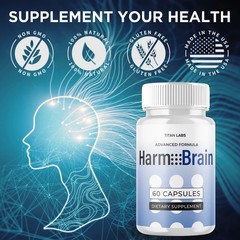(2 Pack) Harmo Brain Nootropic Natural Brain Supplement HarmoBrain Free Shipping