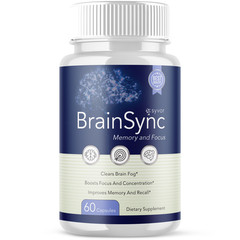 (1 Pack) BrainSync Nootropic All Natural Brain Supplement Brain Sync 60 Capsule