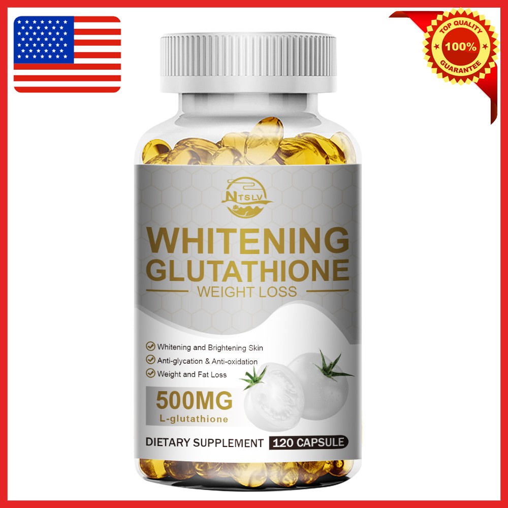 Whitening Capsules 500MG Natural Anti-Aging Skin Whitening 120 Capsules