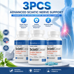 3 Pack SciatiEase Labs Sciati Ease Sciatic Nerve Formula 120 Cap NEW ! Exp 2027