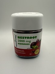 Nature’s Key Beetroot 2000 mg Sugar-Free Peach Flavor 60 Gummies – Brand New