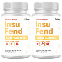 Insu Fend- Blood Sugar Support- 2 Bottles- 120 Capsules