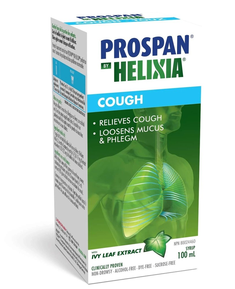 Prospan 100mL By Helixia – Ivy Leaf Extract – Relieves Cough, Loosens Mucus GP