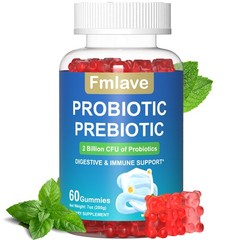 Healthy Gut Probiotic Gummies for Adults Organic Probiotics for Gut Health 60ct