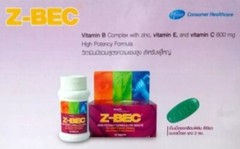 6 Bottles Z-BEC Multivitamins High Potency Formula For Adults 6X60 Tablets