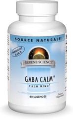 Quick Dissolving Peppermint GABA Calm – 60 Vegetarian Lozenges for Stress Relief