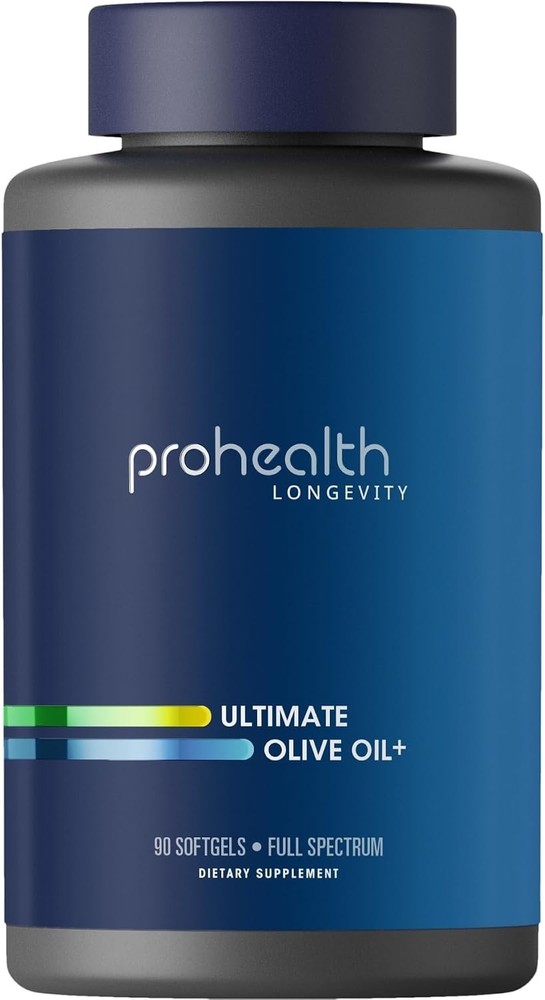 ProHealth Olive Oil+ Olive Leaf Cardiovascular & Heart Support Supplement