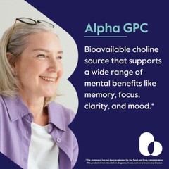 Alpha GPC 300mg (120 Vegetarian Capsules)-Vegan, No Stearates