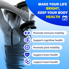 Fish Oil Omega-3 4000mg EPA DHA 180 Softgels Daily Use