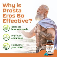 Prosta Eros – ProstaEros- Prostate Support Supplement – 60 Count (Pack of 1)
