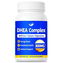 DHEA Supplement For Women & Men 200mg, Micronized DHEA Complex 800mg