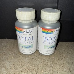 🔵(2)Solaray Total Cleanse Uric Acid Dietary Supplement 60 Veg Capsules
