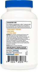 Nutricost Melatonin 10mg, 240 Capsules – 10mg Per Serving, Non-GMO, Gluten Free