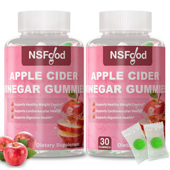 Apple Cider Vinegar ACV Gummies with the Mother Gut Health & Natural Energy 2set