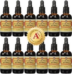 J.CROW’S® Lugol’s Solution of Iodine 2% 2 oz Professional Pack (12 bottles)
