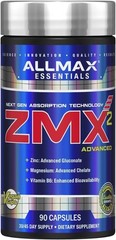 ALLMAX Nutrition ZMX2 High-Absorbtion Magnesium Chelate 90 Capsules Gluten-Free