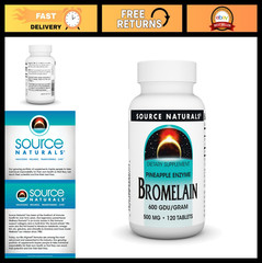 Bromelain 500mg – 120 Tablets | Natural Proteolytic Enzyme for Digestion Support
