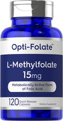 L Methylfolate 15Mg | 120 Capsules | Value Size | Max Potency | Optimized and…