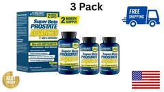 3 Pack_Super Beta Prostate Advanced with Saw Palmetto 120 Capsules Free Shipping