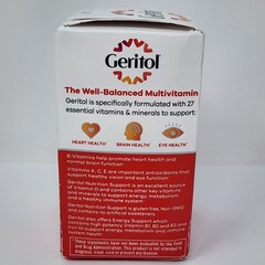 Geritol Multivitamin Multimineral Nutrition Support 100 Tabs per Bottle (2 Pack)