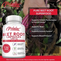 Beet Root Capsules – Circulation Superfood, Boost Nitric Oxide, Heart Support