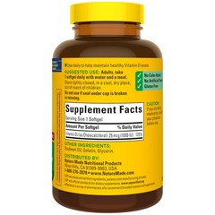 Nature Made Vitamin D3 1000 IU (25 mcg), 300 Count (Pack of 1), 300