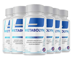 (6 Pack) Metabolyn Supplement Weight Loss, Advanced Fat-Burner Support Formula