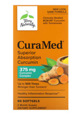 CuraMed 375 mg by Terry Naturally 60 Softgel Superior Absorption Curcumin 1/2026
