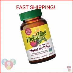 MegaFood Blood Builder Iron Supplement for Women & Men – Increase Iron Levels Wi